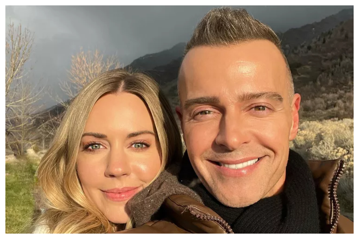 Joey Lawrence and Samantha Cope