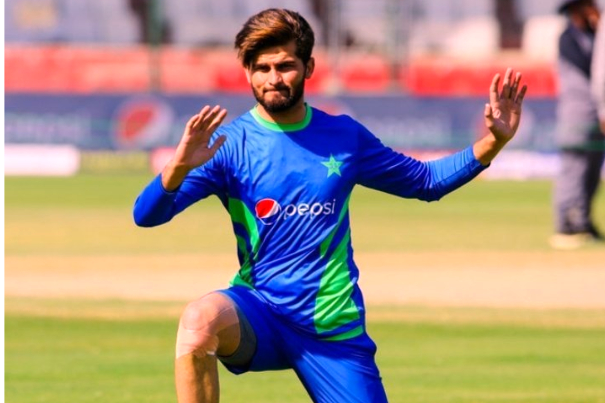 Shaheen Afridi training