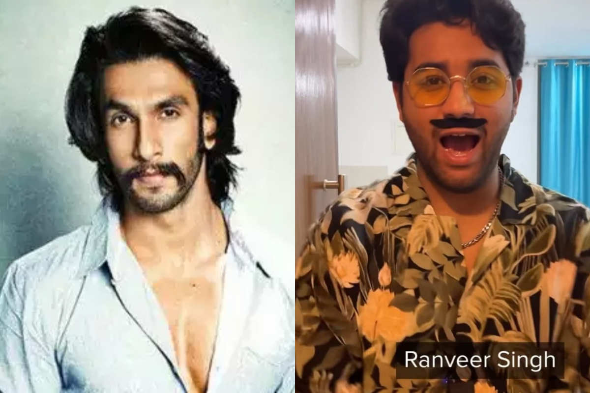 Man imitates Ranveer Singh