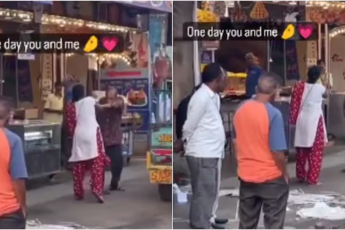 couple fighting
