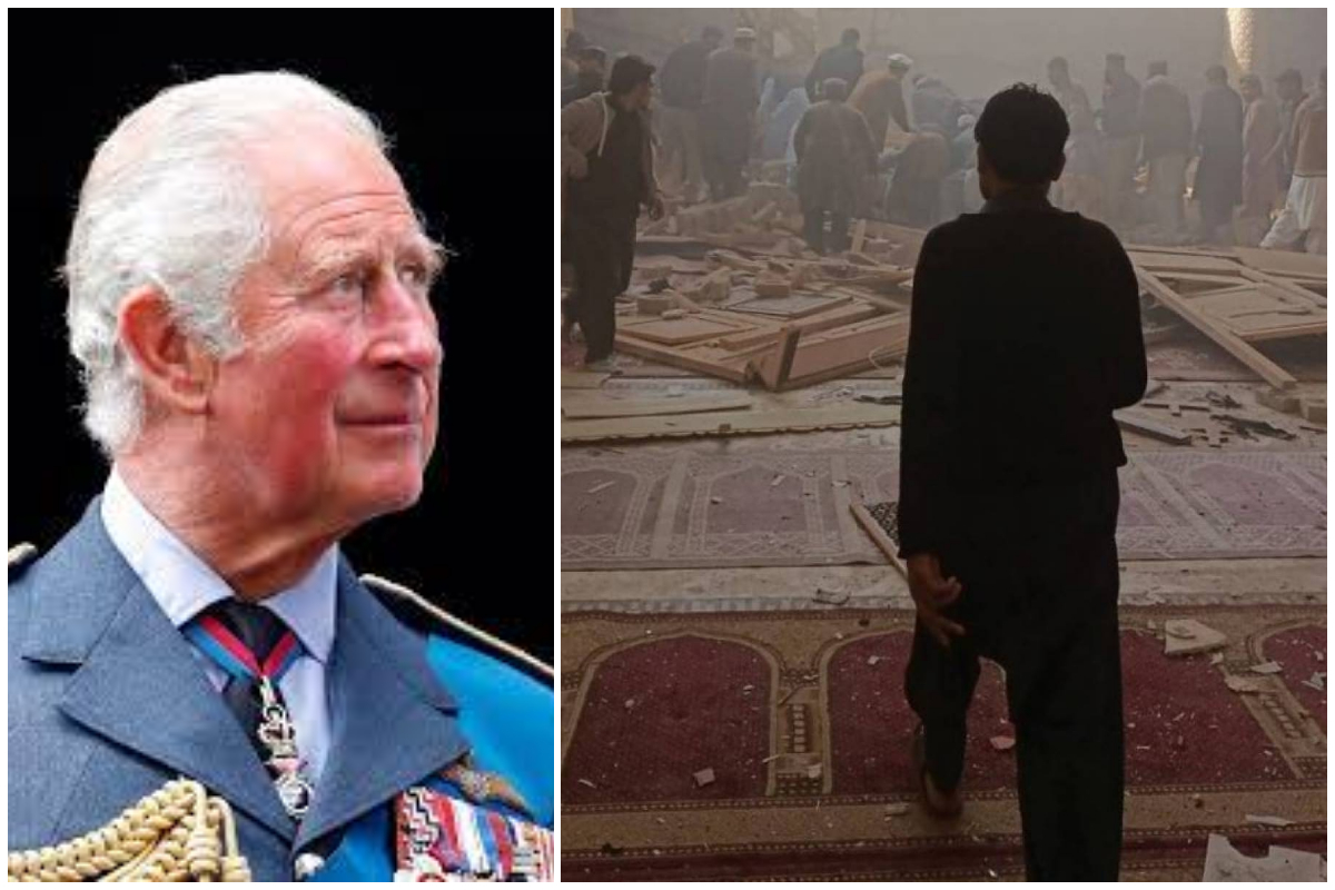 King Charles on Peshawar Police Line blast