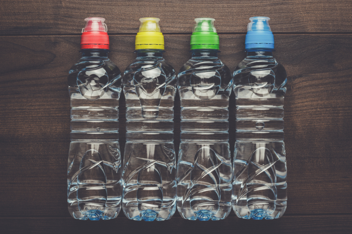 Plastic water bottles