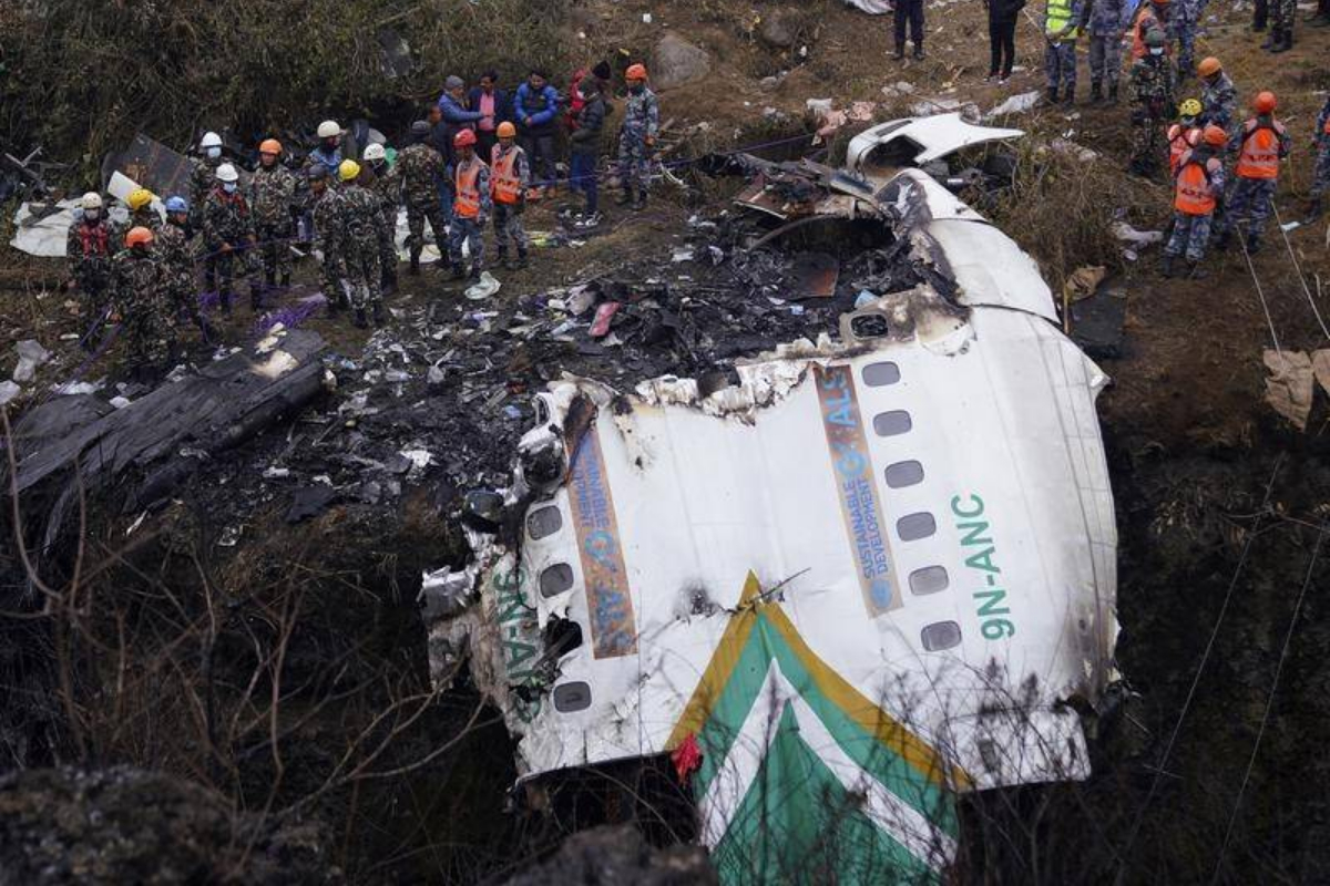 crashed Nepalese plane
