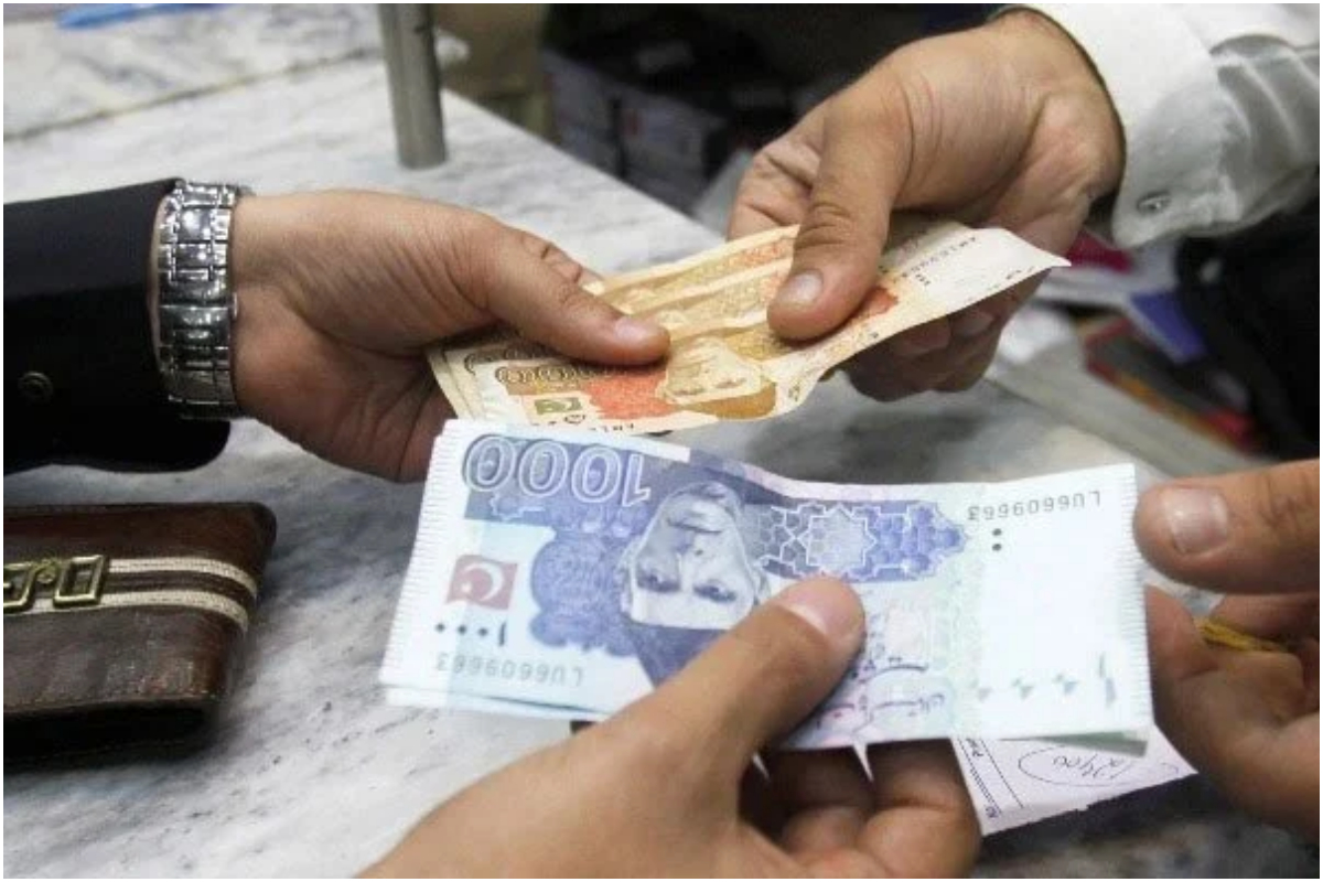 Rupee gains