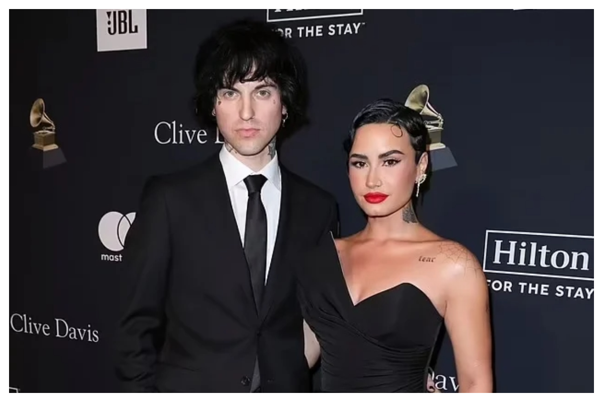 Jordan Lutes and Demi Lovato 