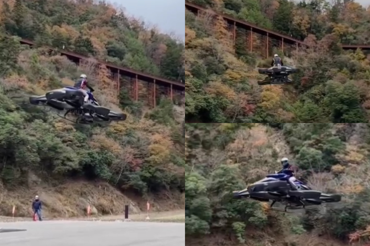 Flying bike
