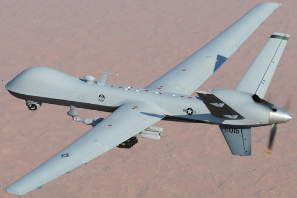 US drone crash