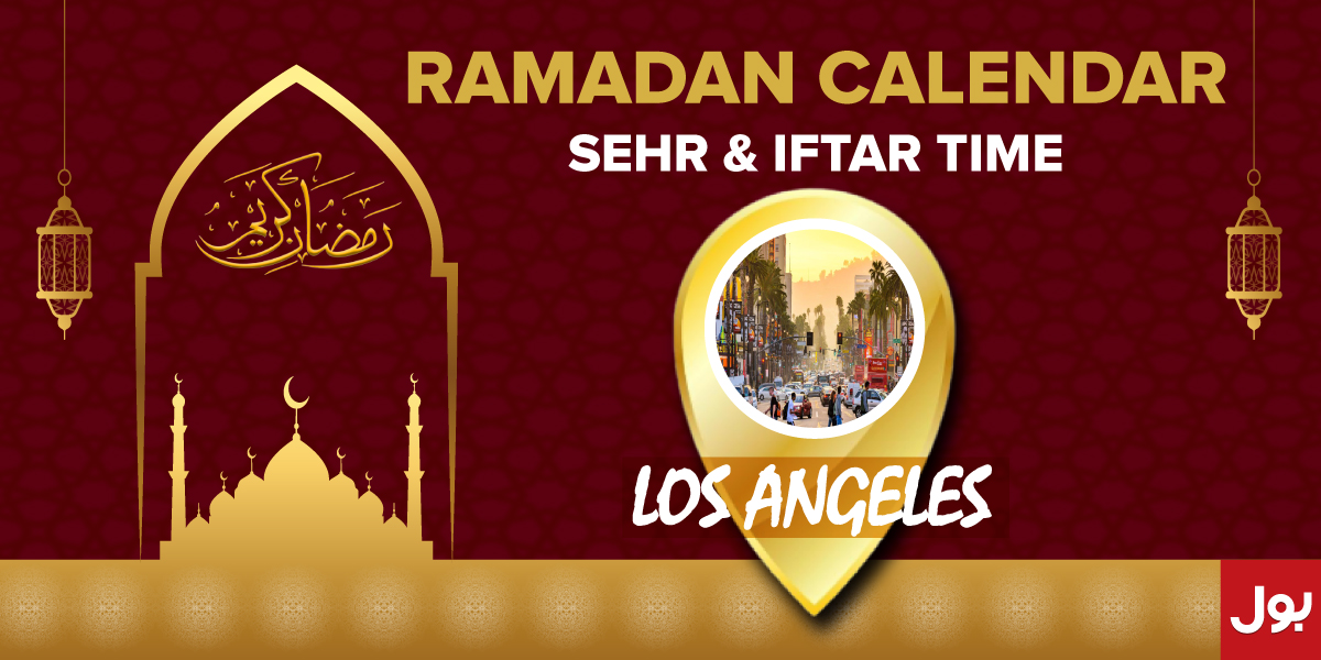 Ramadan Calendar Los Angeles 2023