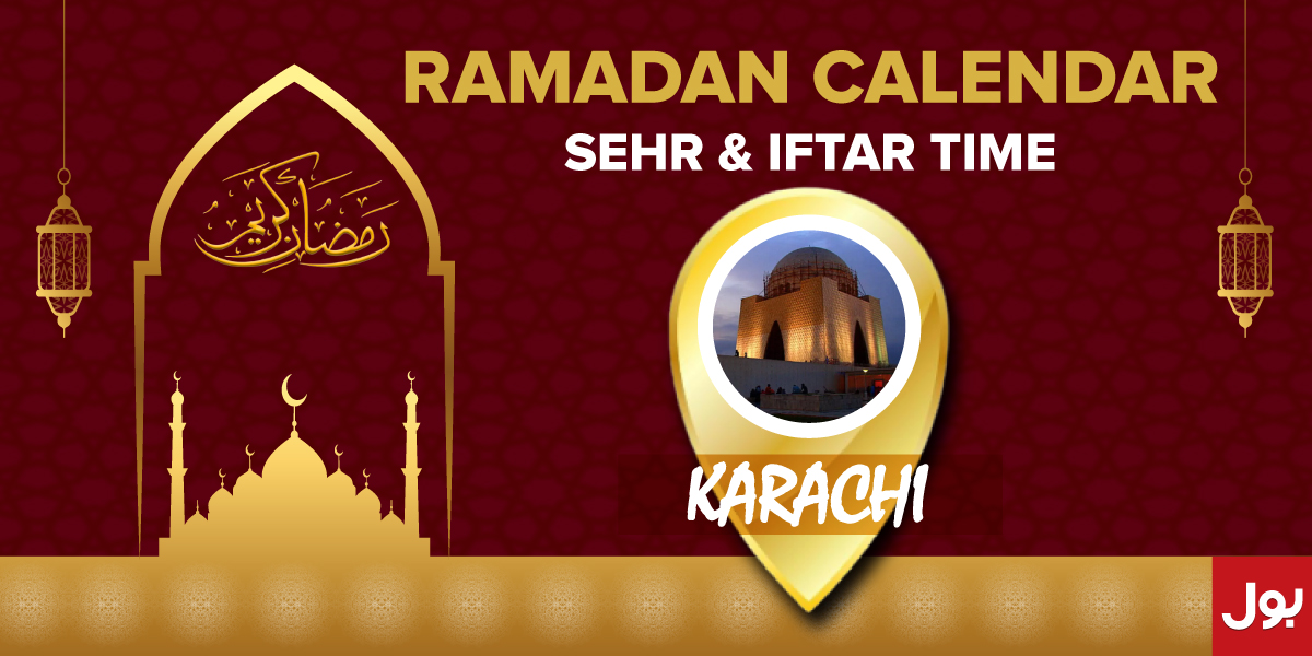 Ramadan Calendar 2023 Karachi
