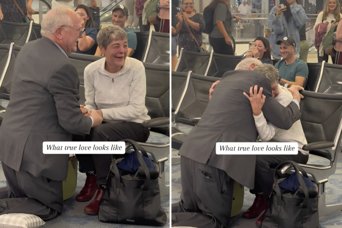 Man Proposes to School Crush
