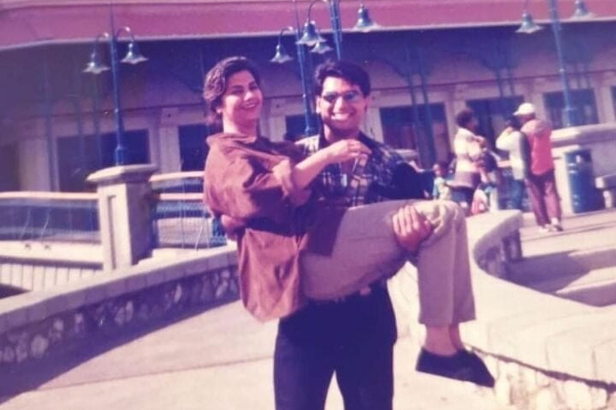 Humayun Saeed unseen picture with wife Samina Humayun