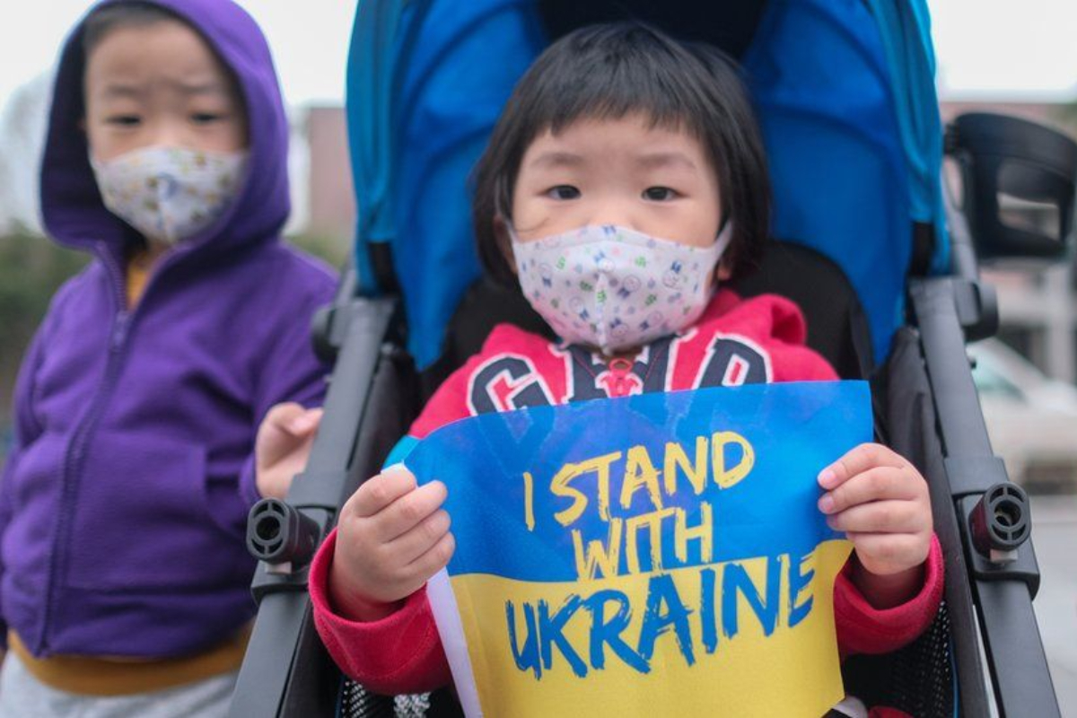 UK Russia Ukrainian children
