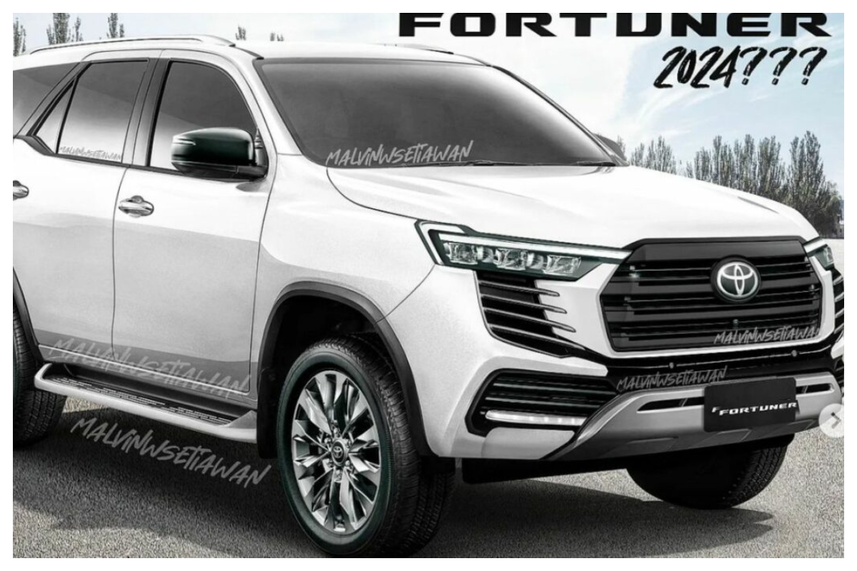 Toyota Fortuner 2024 photo leaked before launch