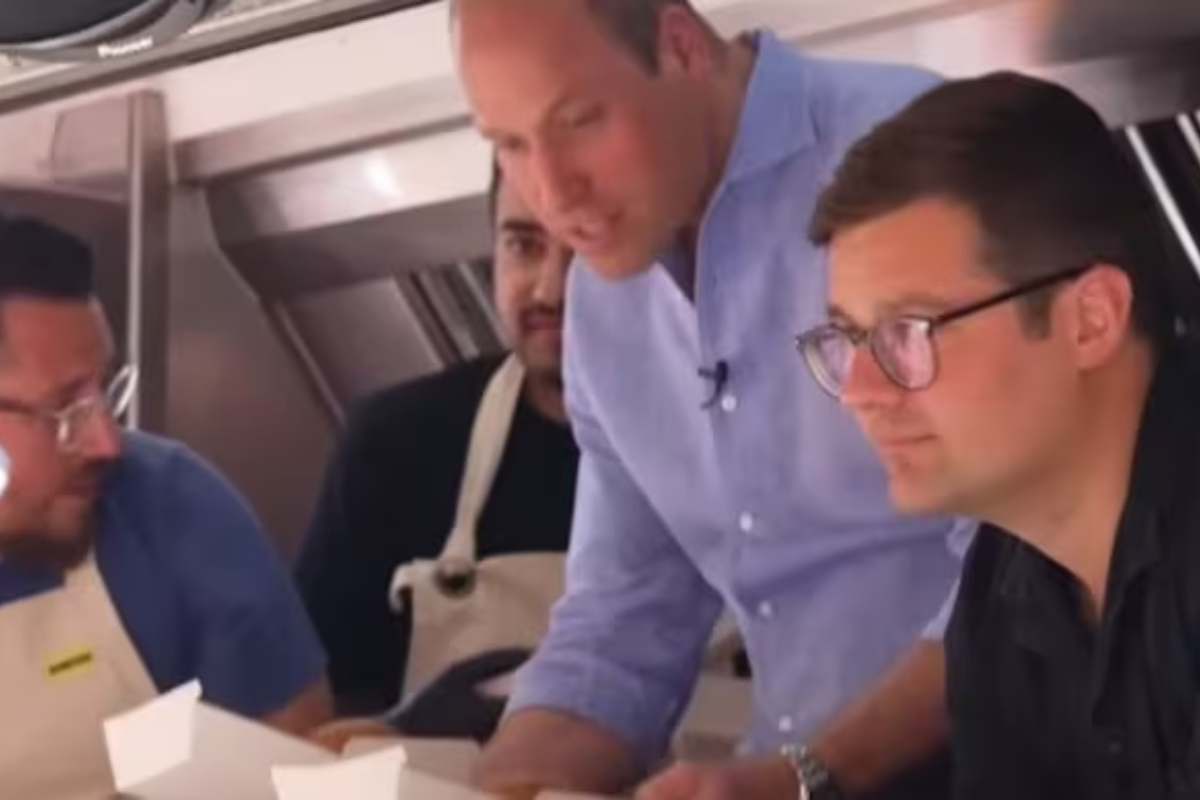 Prince William Goes Undercover as Burger Flipper