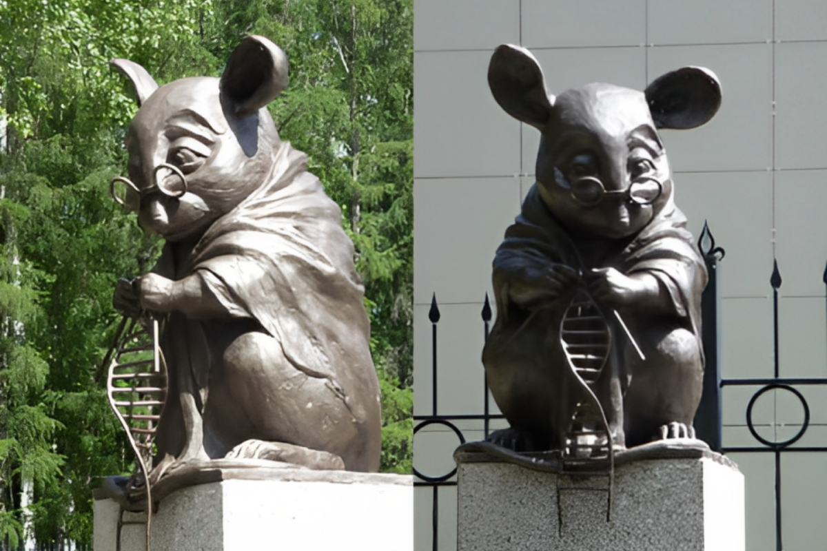 Russian Rat Statue