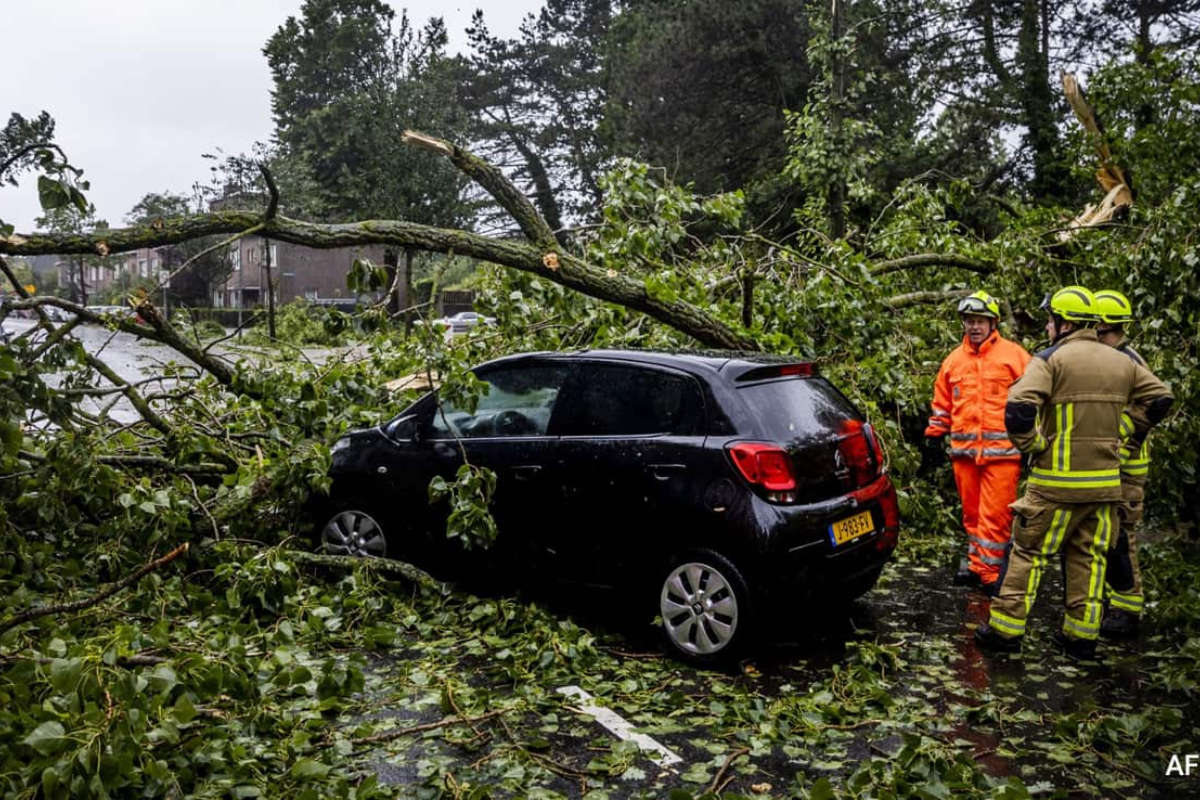 Netherlands summer storm