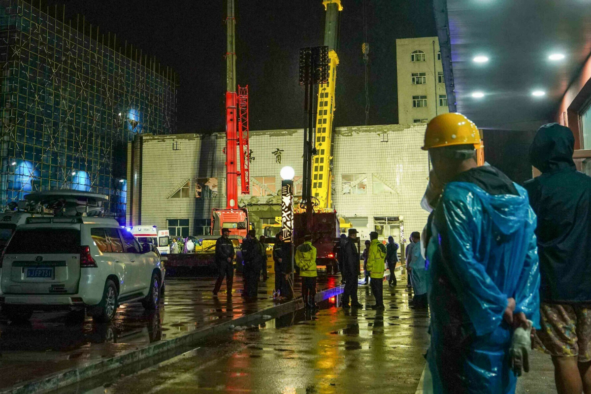 Gym Collapse in China