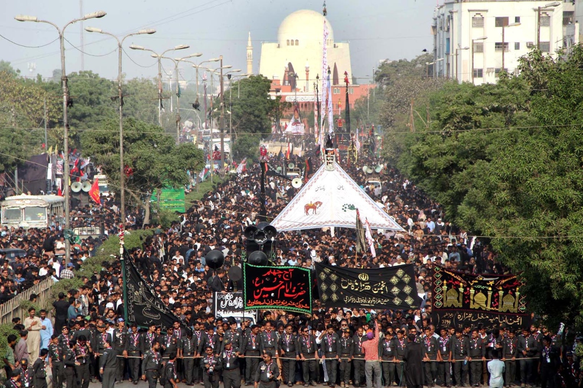 Muharram 9 procession