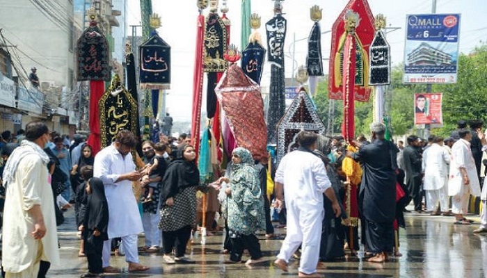 9th Muharram processions in KP