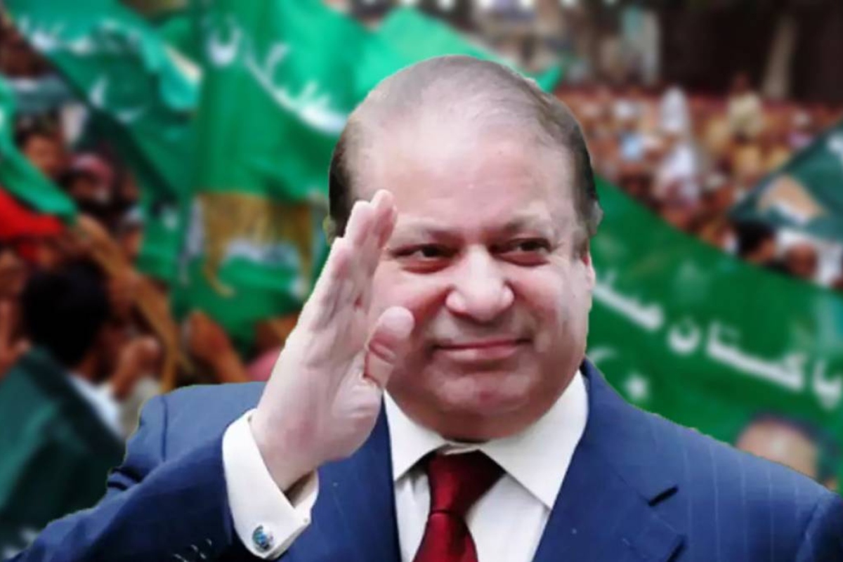 PMLN PM Nawaz Sharif slogan
