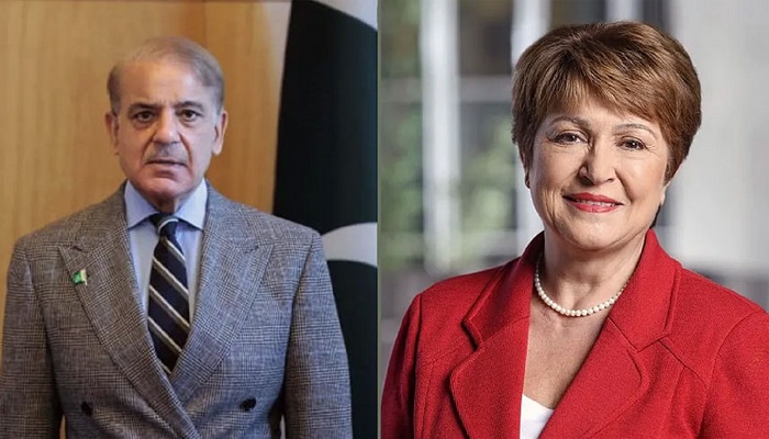 PM Shehbaz thanks to MD IMF