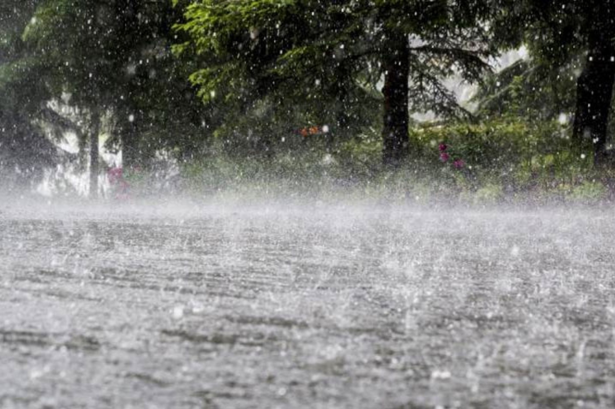 Rain, thundershower