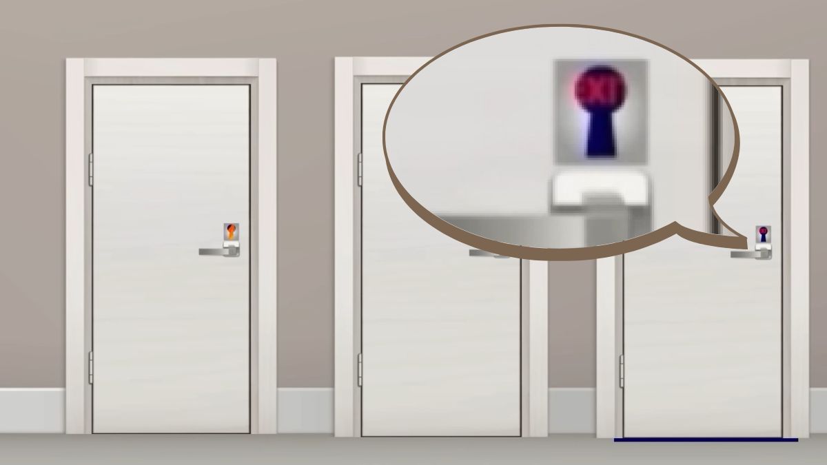 Brain Teaser: Can you find the exit door in 6 seconds?