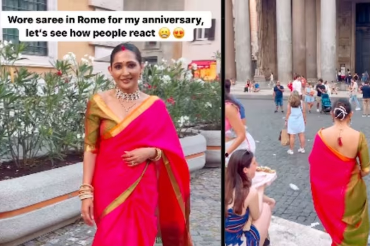 Saree in Rome