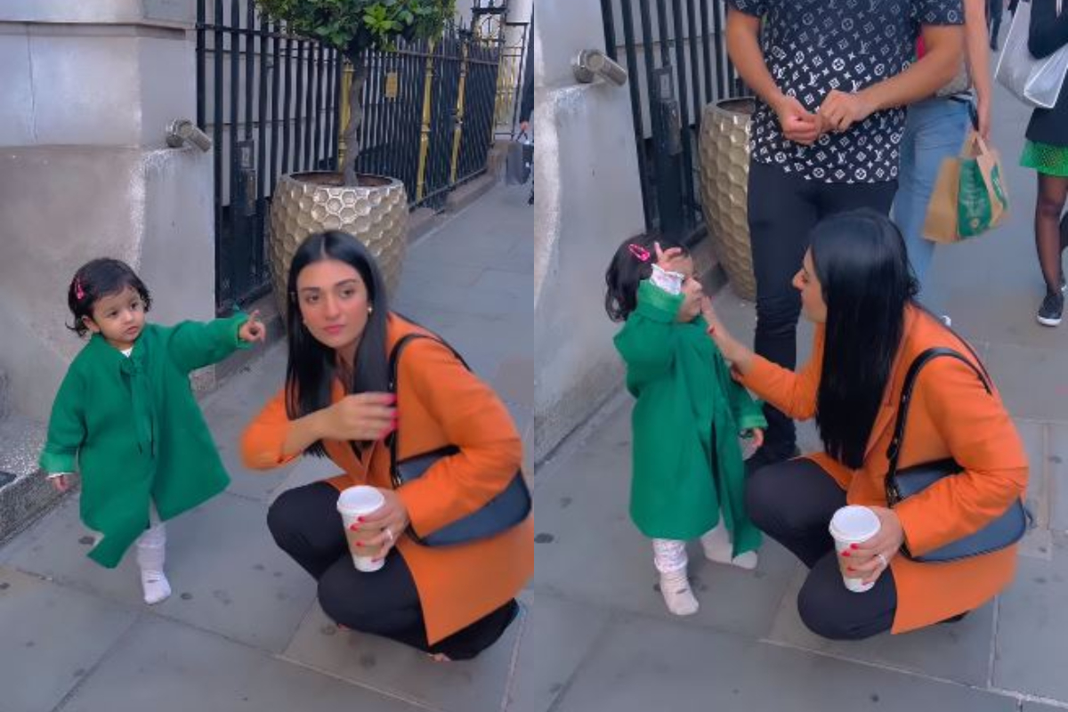 Sarah Khan shares Adorable video of her Daughter