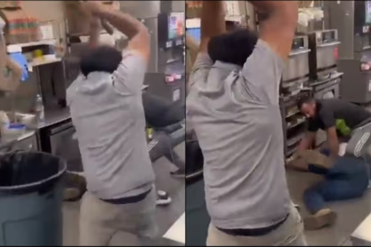 Sikh store owner beats robber with stick in viral video