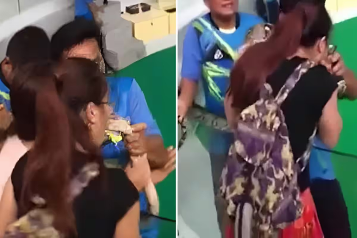 Snake Charmer's Shocking Kiss: Unbelievable Outcome!