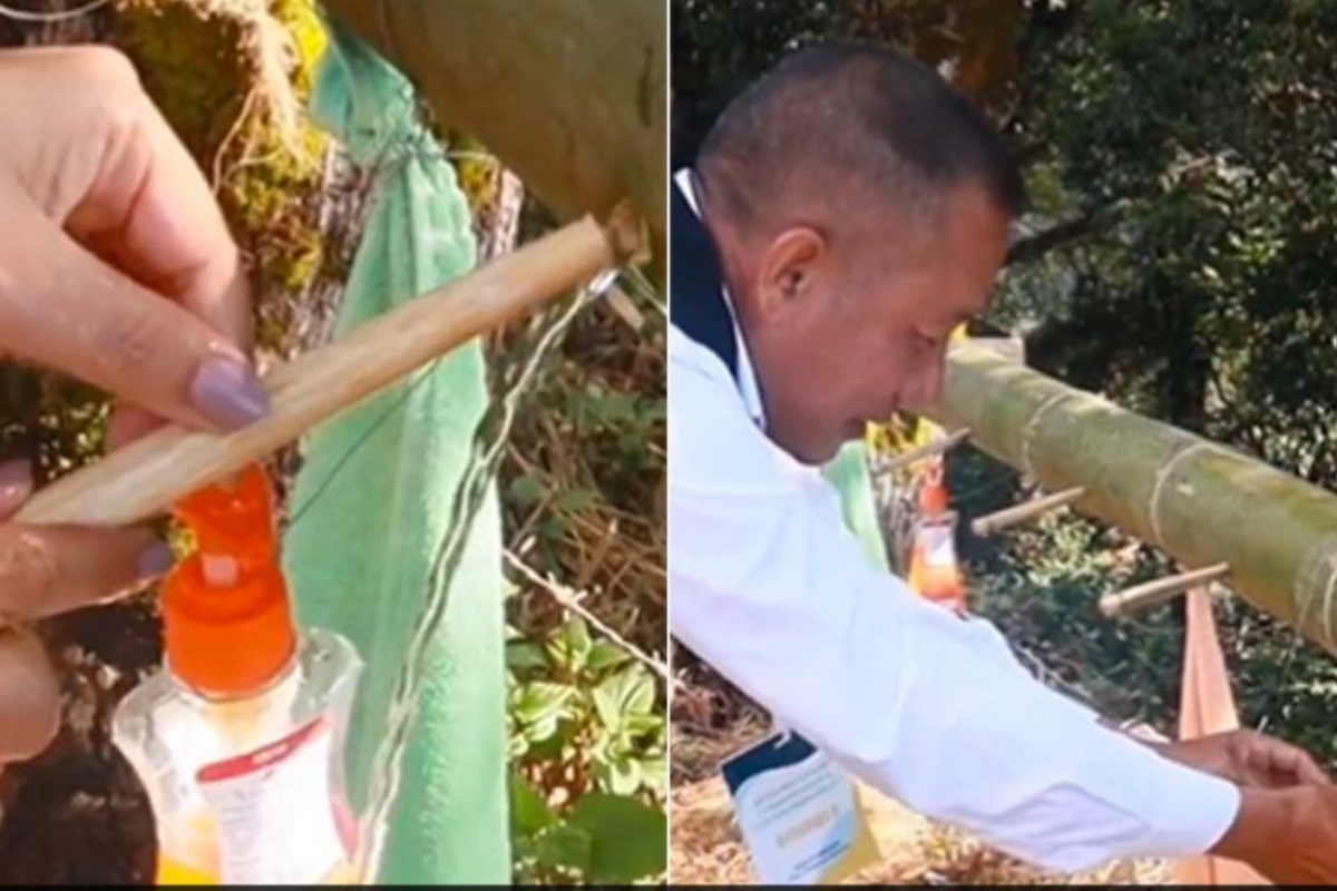 Nagaland Minister Shares Video of Sustainable Bamboo Washbasin
