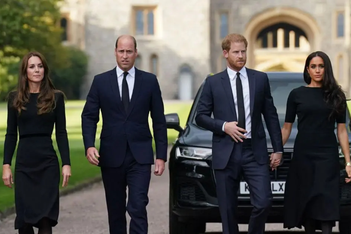 Kate William Harry Meghan