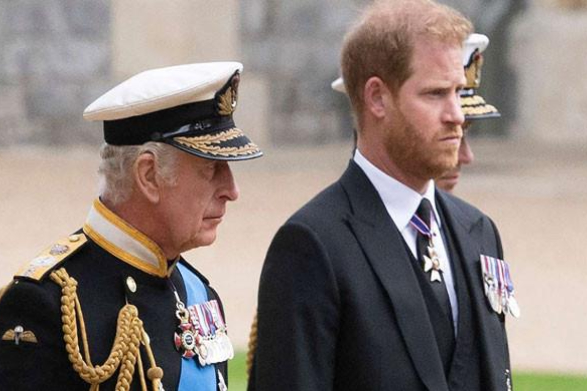 King Charles Prince Harry Spare