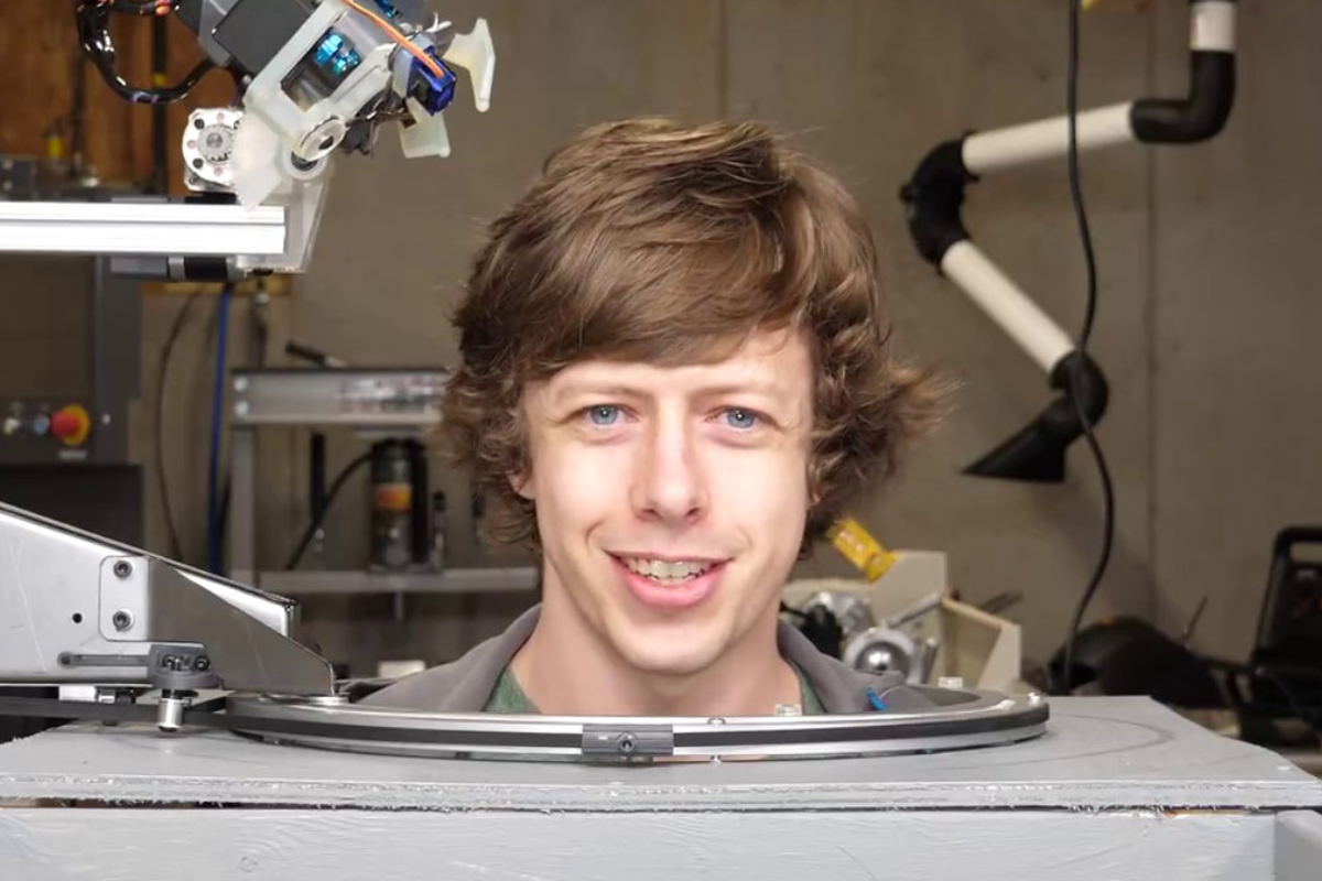 Shane Wighton Builds Robot Barber, Hilarity Ensues