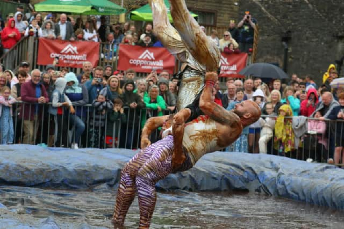 World Gravy Wrestling Championship: A sticky affair