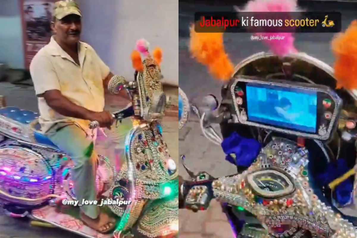 Decorated Scooter