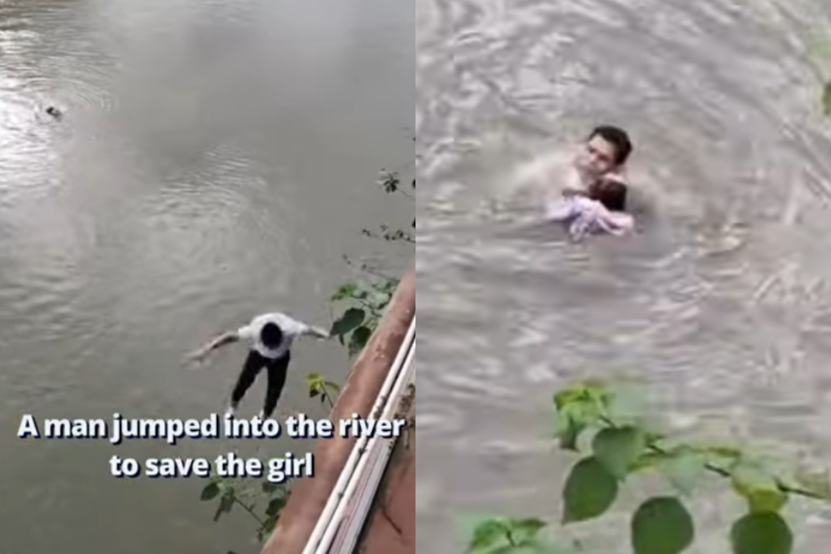 Man Rescues Girl