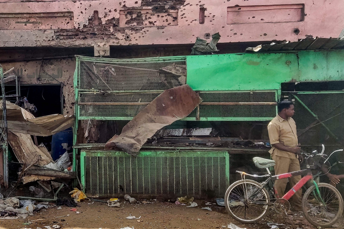 Deadly attack Khartoum market