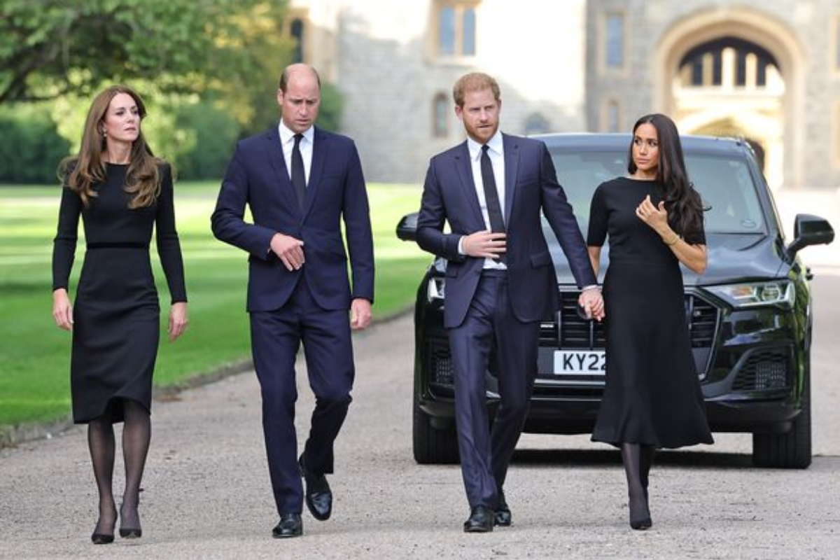Kate Middleton with Meghan Markle