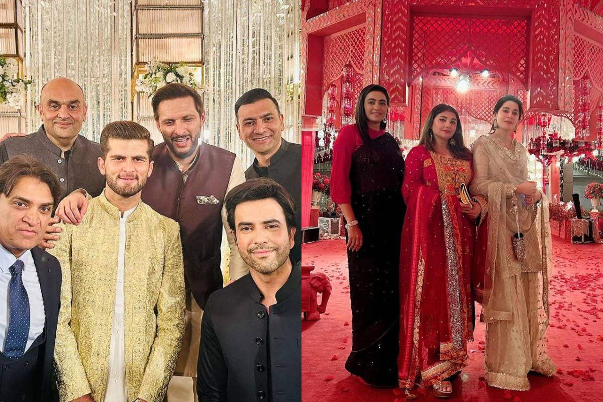 Shaheen Shah Afridi pictures from his wedding