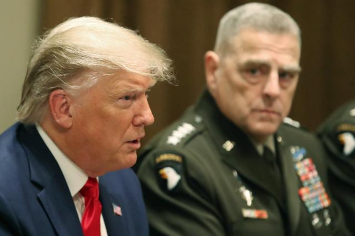 Donald Trump US general treasonous act