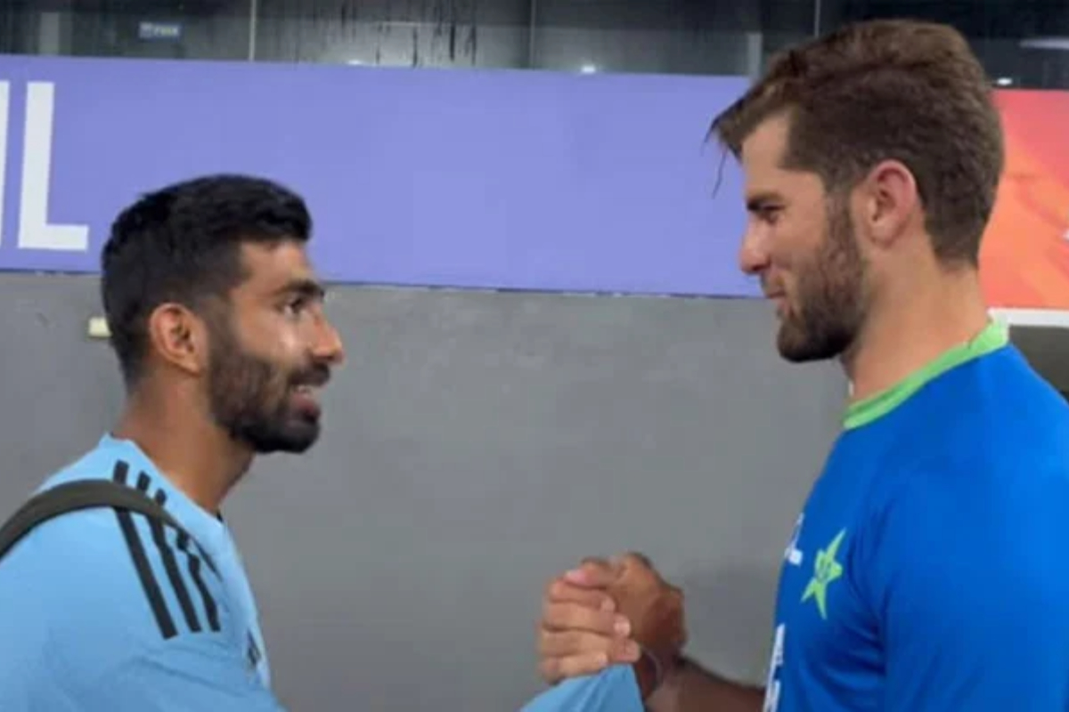 Shaheen Shah Afridi congratulates Jasprit Bumrah on becoming father