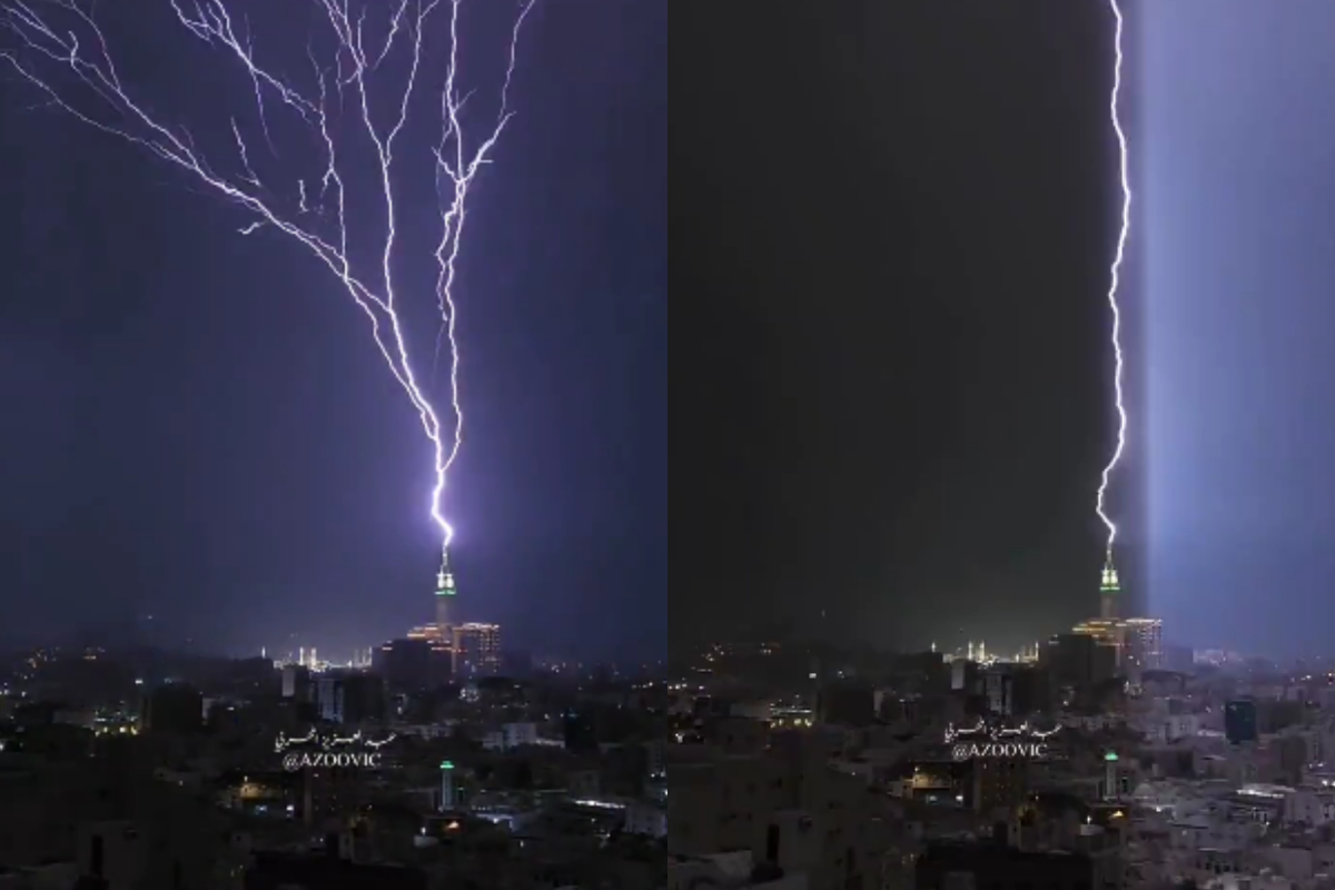Lightning strike