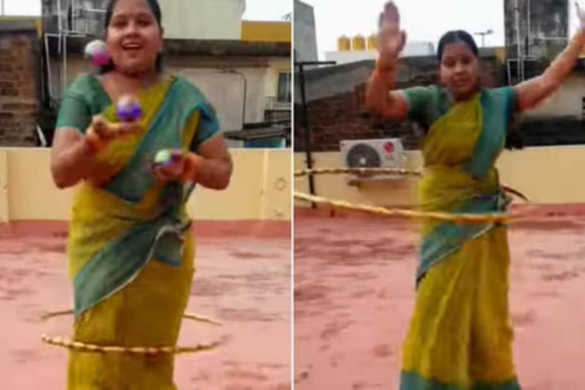 Incredible Woman Stuns Internet with Multitasking Skills