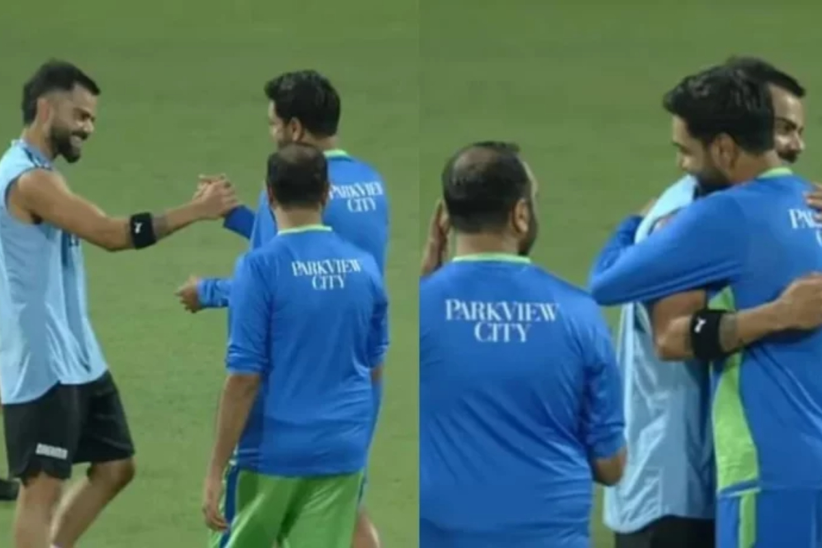 Virat Kohli,Haris Rauf put rivalry aside ahead of Asia Cup match