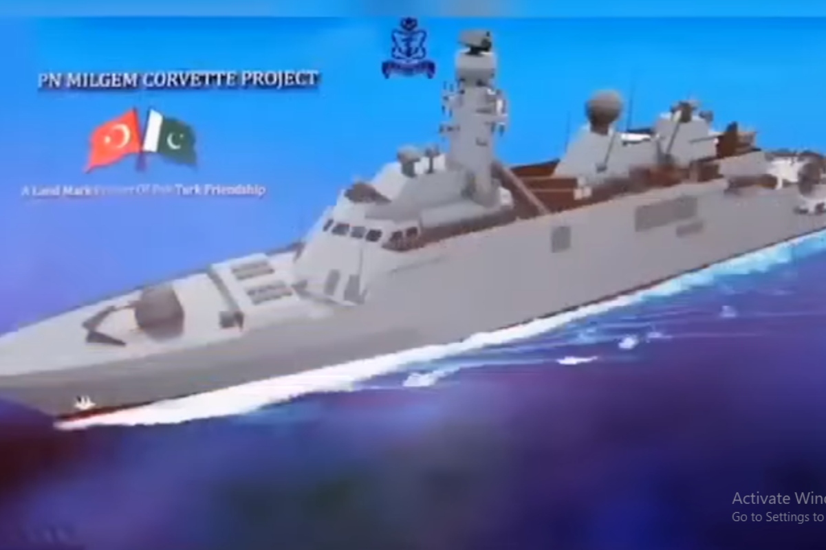 Pakistan Navy commissions first Milgem Ship PNS Babur