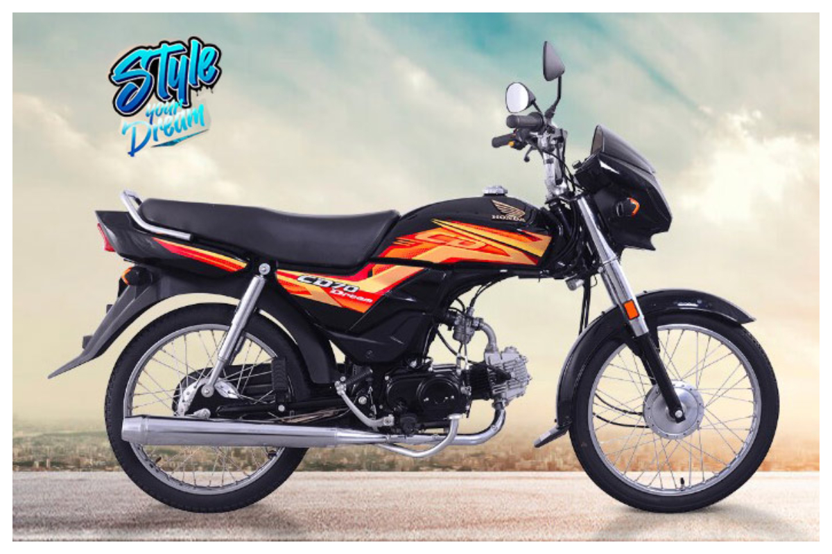 Honda CD 70 Dream 2024 Launched with New Sticker design