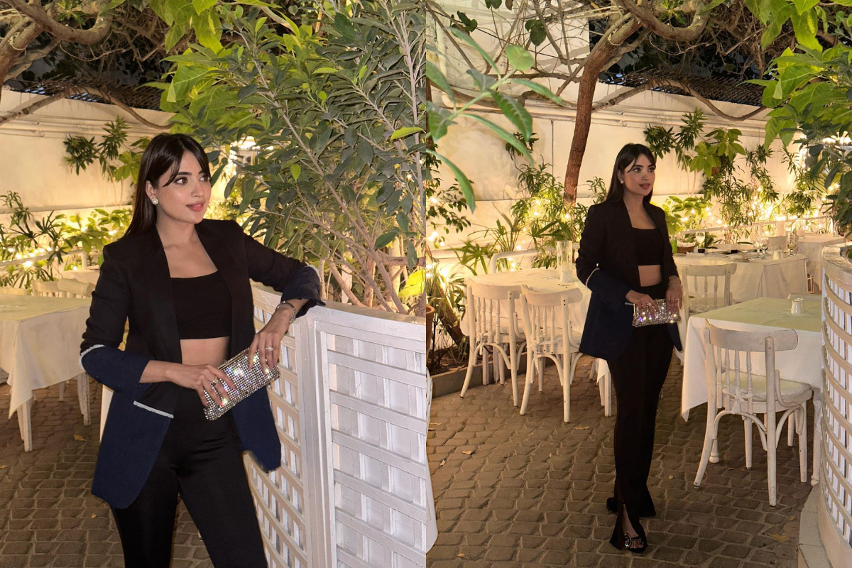 Saboor Aly looks ravishing in black top pictures