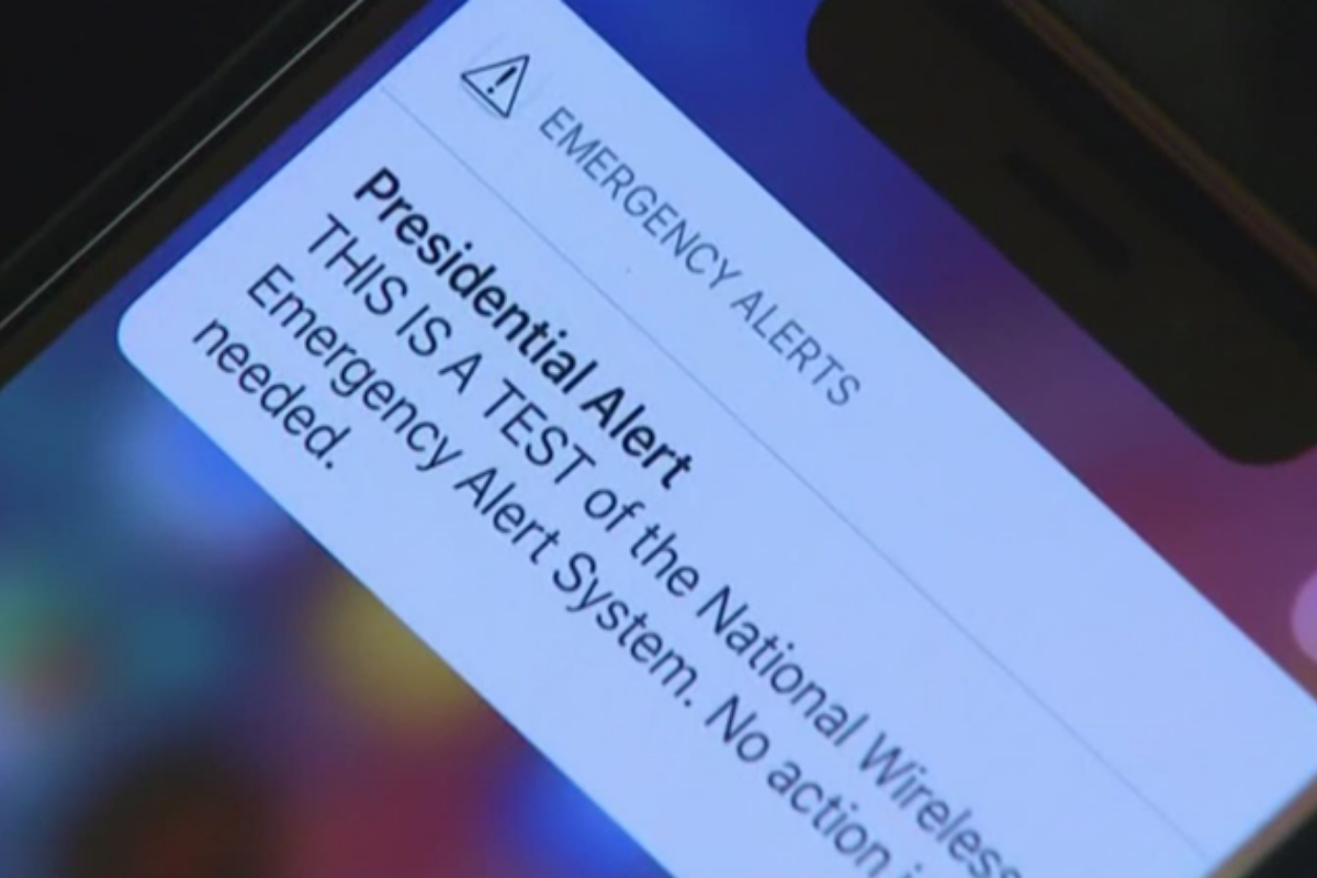 Nationwide Alert Test Hits All US Phones Today